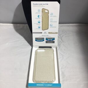 Speck Presidio Clear + Glitter iPhone 7+ Case (G)